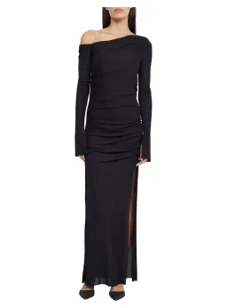Bec & Bridge Monette Asym Long Sleeve Maxi Dress Black Size AU 8  for rent on The Volte - image 1