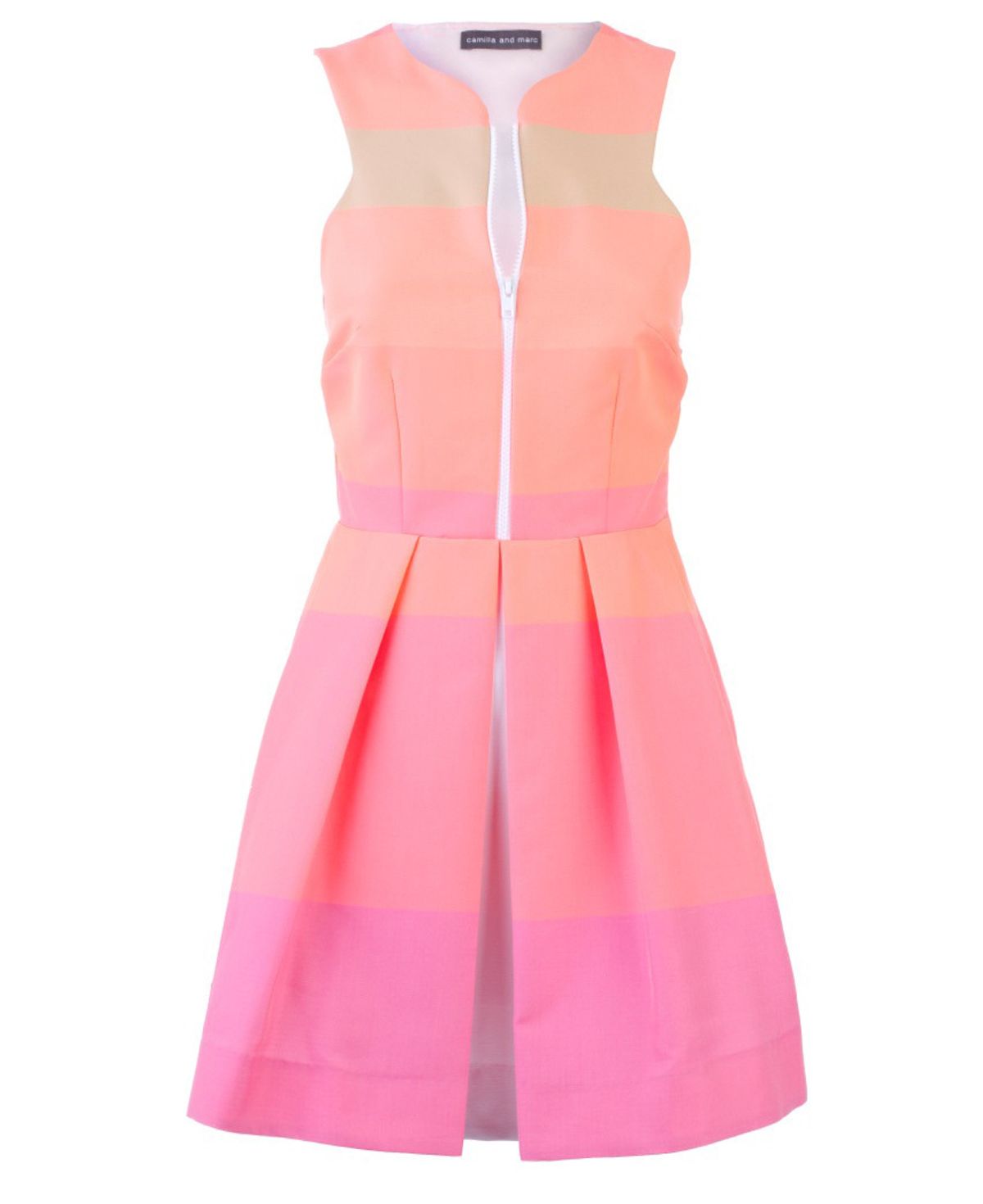 Camilla and Marc Pink Antoinette Mini Dress Multi Size 10 - Image 4