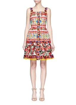 Dolce & Gabbana Mambo Dress Mambo Print/Multi Size 8 for rent on The Volte - image 3