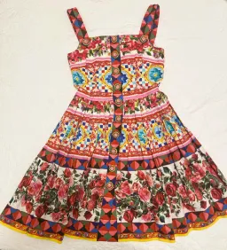 Dolce & Gabbana Mambo Dress Mambo Print/Multi Size 8 for rent on The Volte - image 5