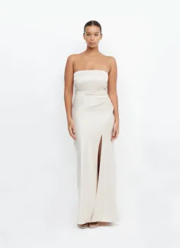Bec and Bridge The Dreamer Strapless Dress Cream Size 6 for rent on The Volte - image 1
