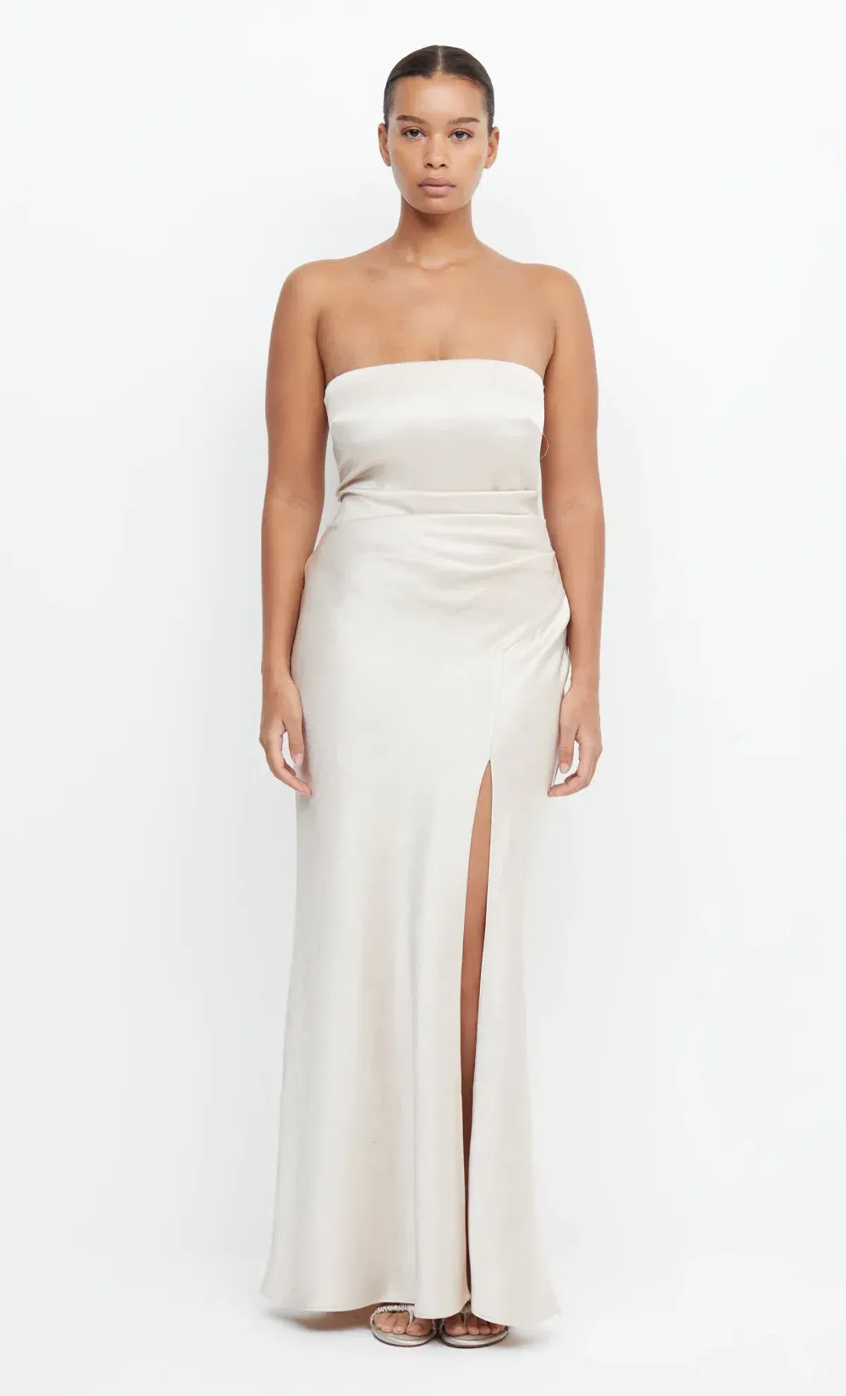 Bec and Bridge The Dreamer Strapless Dress Cream Size 6 - Image 2