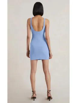 Bec & Bridge Karina Mini Dress Cornflower Blue Size AU 6 for rent on The Volte - image 3