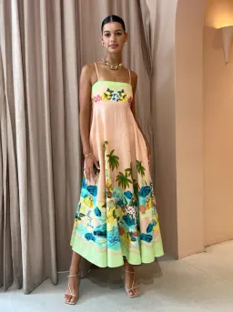 Alemais Mermaid Point Dress Print Size AU 12 for rent on The Volte - image 1