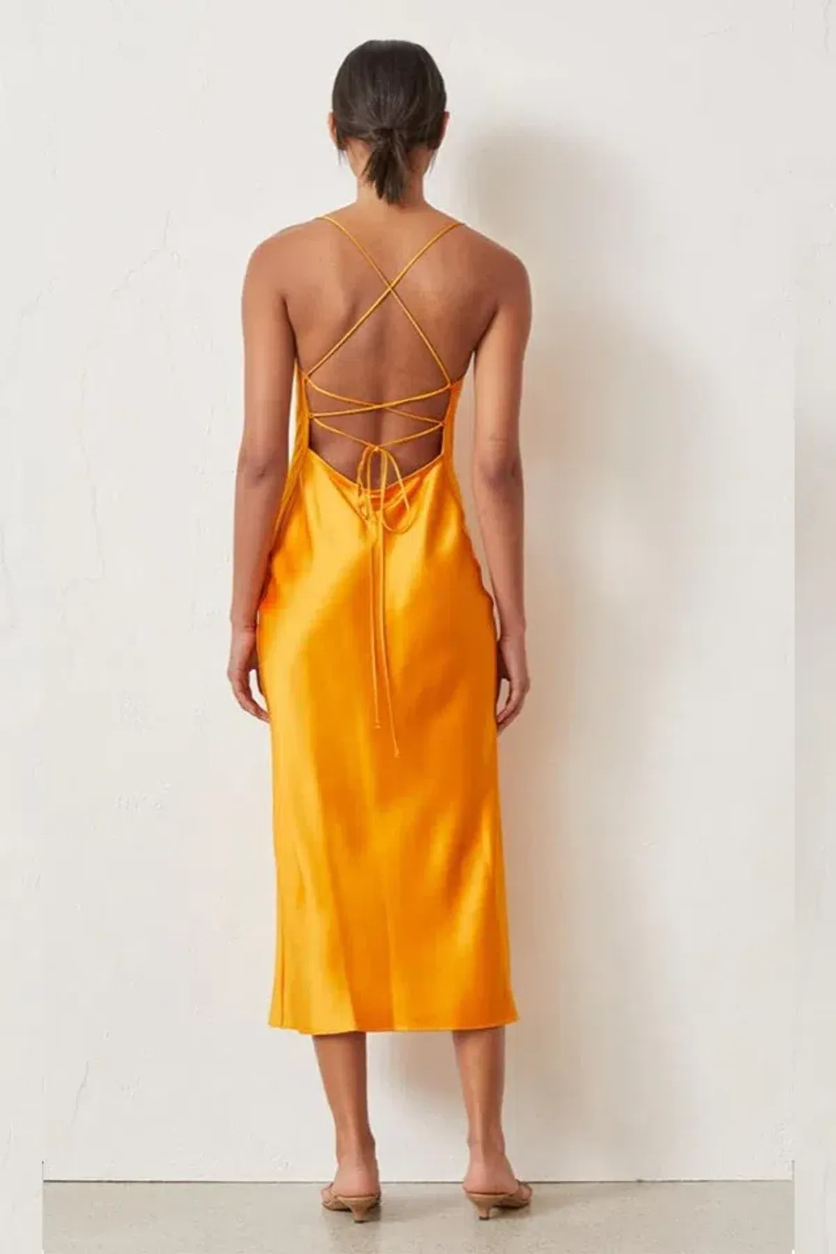 Bec & Bridge Seraphine Dress in Tangerine Size 6 - Image 3