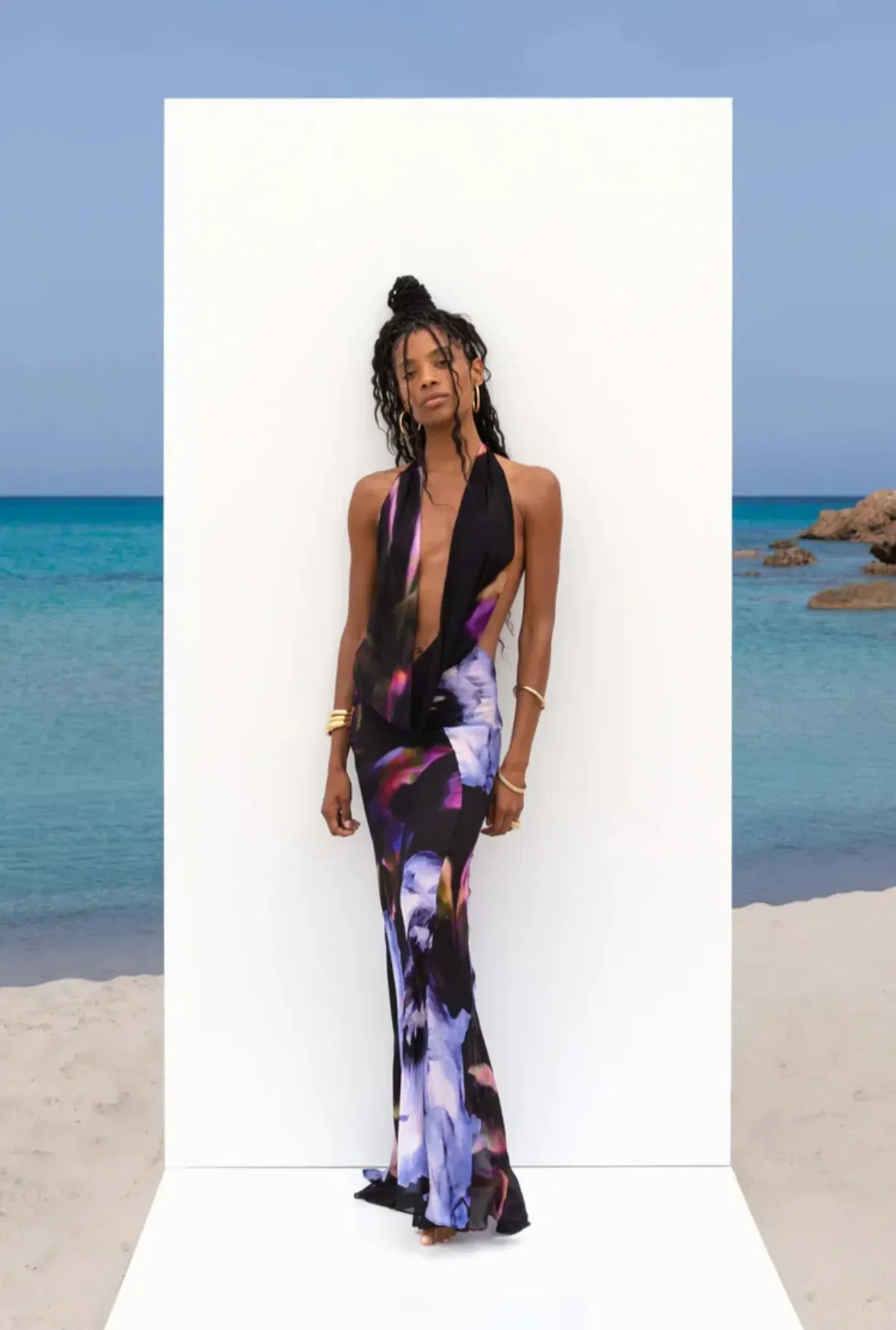 Rat & Boa Antonella Maxi Dress Multi Size M / AU 10 - Image 1