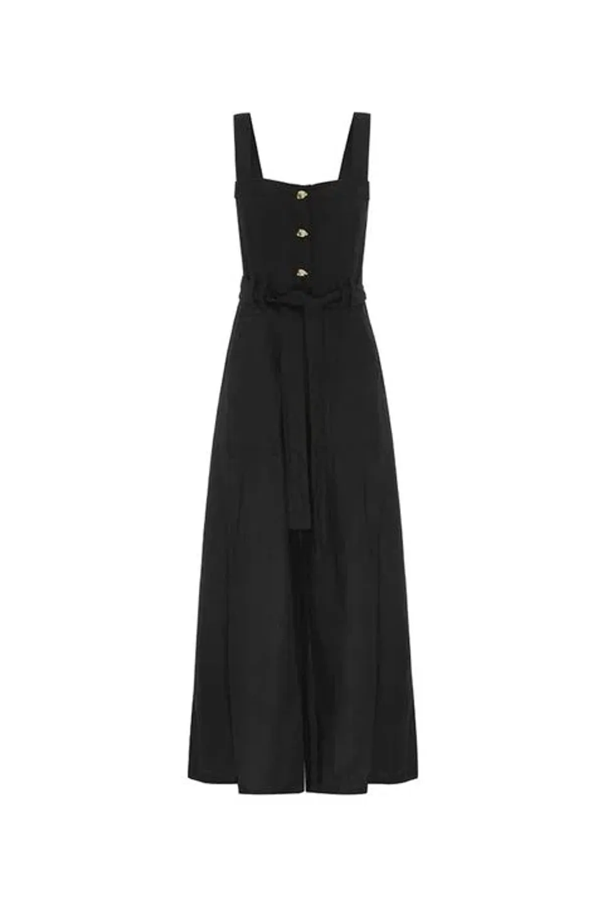 Aje Sunpointe Linen Jumpsuit  Black Size 8 - Image 3