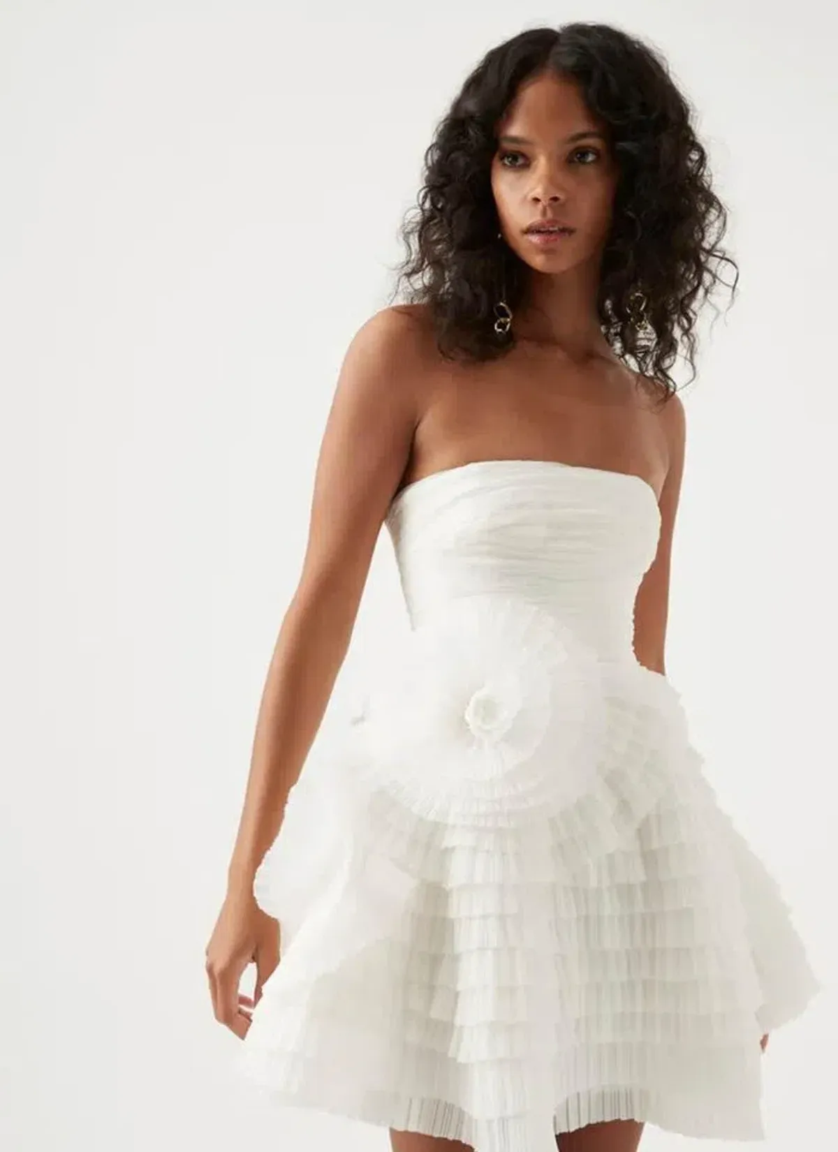 Aje Expressive Pleated Mini Dress Size 8 - Image 1