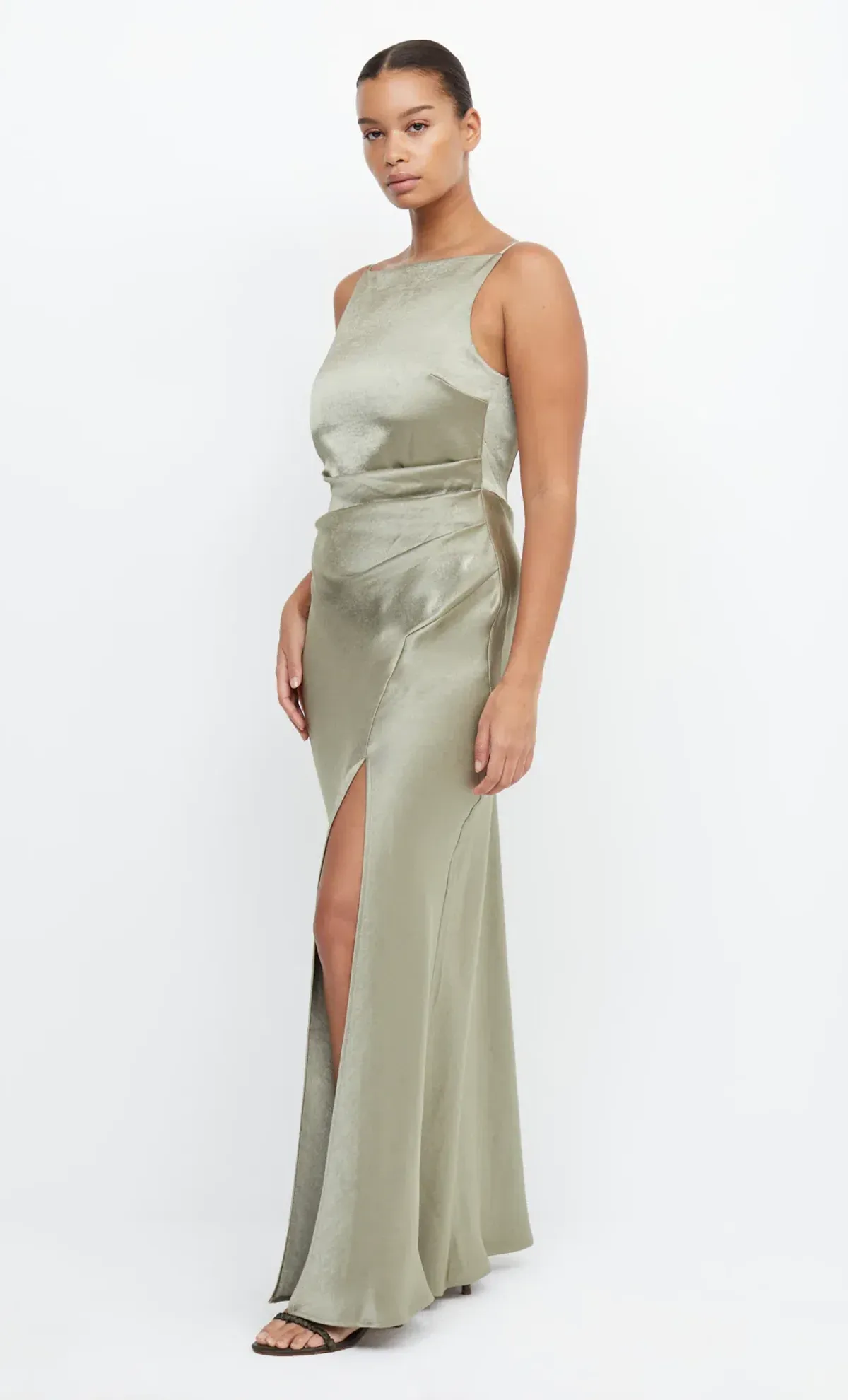 Bec & Bridge The Dreamer Maxi Dress Sage Size 10 - Image 2