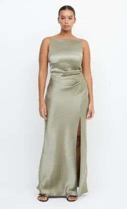 Bec & Bridge The Dreamer Maxi Dress Sage Size 10 for rent on The Volte - image 4