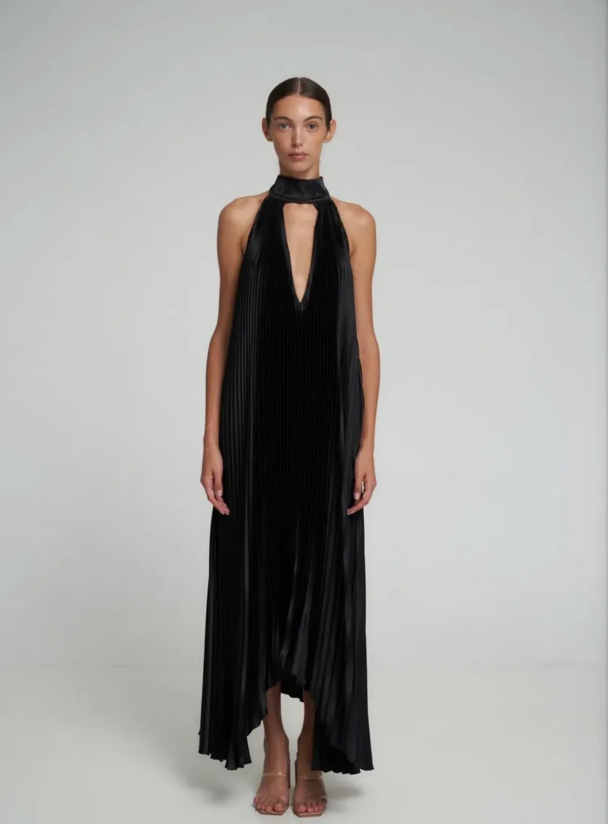 L'Idee Opera Gown Black Size AU 8 - Image 1