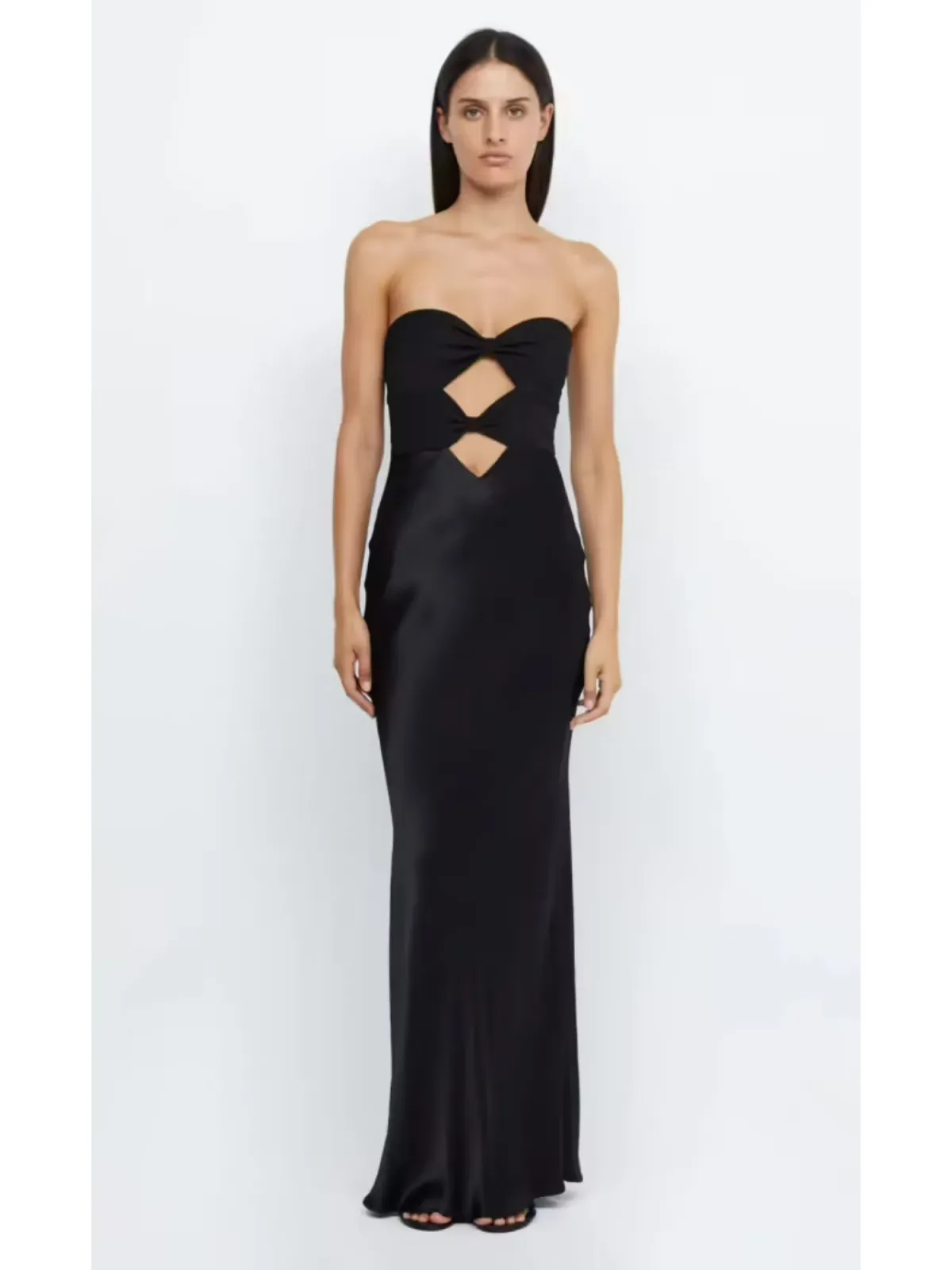 Bec & Bridge Halle Strapless Dress Black Size AU 6  - Image 1
