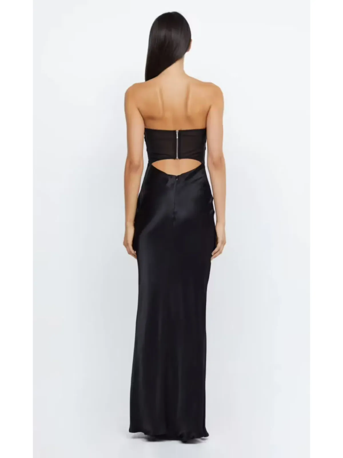Bec & Bridge Halle Strapless Dress Black Size AU 6  - Image 4