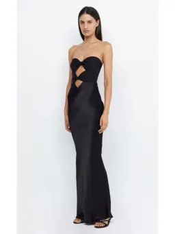 Bec & Bridge Halle Strapless Dress Black Size AU 6  for rent on The Volte - image 3