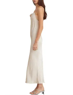 Bec & Bridge Kat Cowl Midi Dress in Cream Zebra Jacquard Size 8 for rent on The Volte - image 2