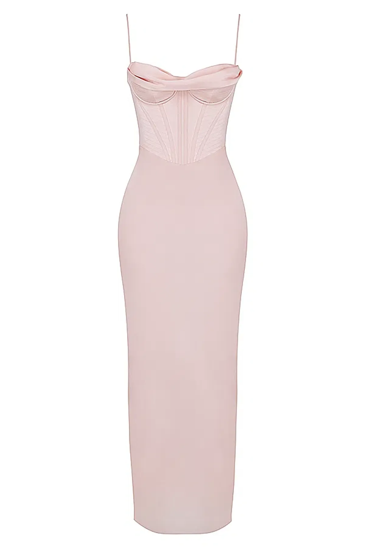 House of CB Charmaine Blush Corset Maxi Dress Size M /AU 10  - Image 6