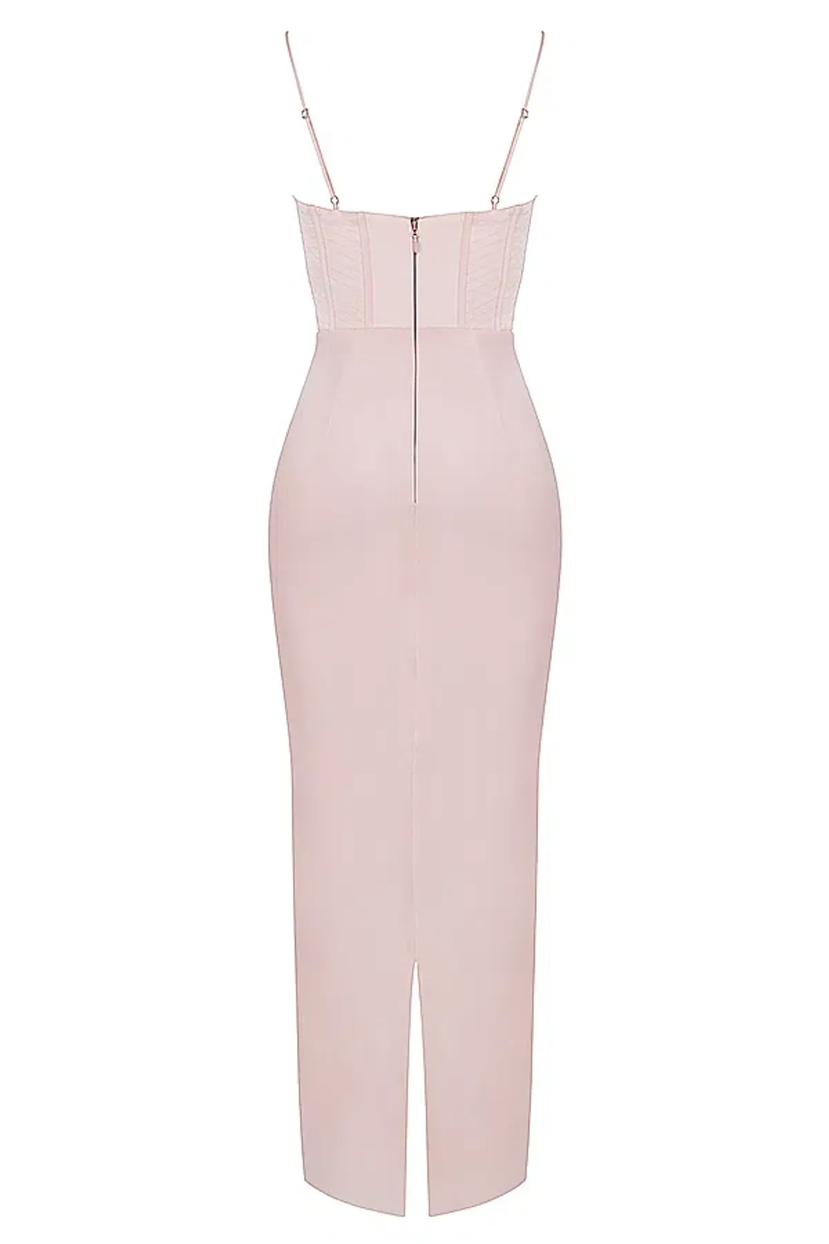 House of CB Charmaine Blush Corset Maxi Dress Size M /AU 10  - Image 8