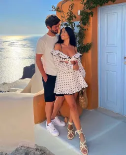 Sofia the Label Maya Cut Out Mini Dress White Polka Size 12 for rent on The Volte - image 2