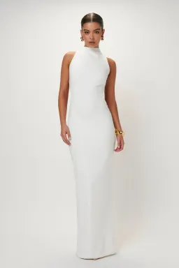 Effie Kats Ambre Gown White Size 8  for rent on The Volte - image 1