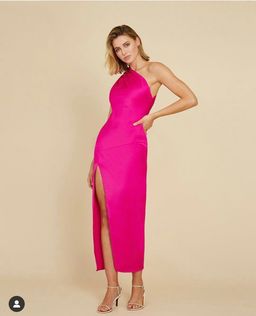 By Johnny  Neon Pink  Jasmine Dress Size 12 for rent on The Volte - image 4