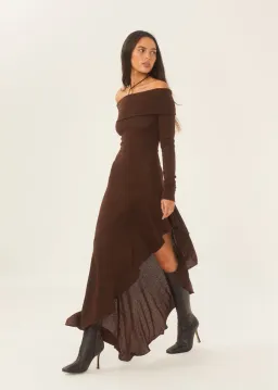 Arcina Ori Bella Dress Brown Size 6 for rent on The Volte - image 1