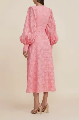 Acler Lowell Dress Tulip Pink Size 10 for rent on The Volte - image 4