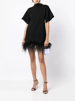 Rachel Gilbert Rita Mini Dress Black Size 8 for rent on The Volte - image 1