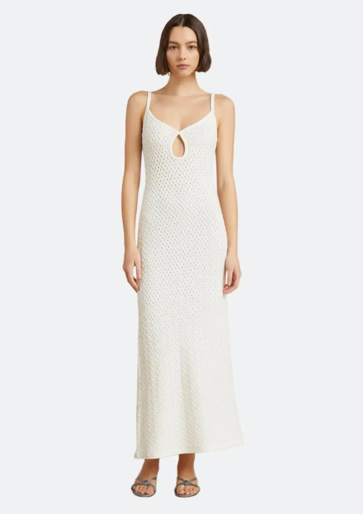 Bec & Bridge Effie Knit Key Dress Ivory Size 8 - Image 1