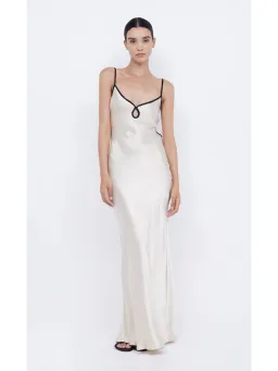 Bec & Bridge Cedar City Maxi Dress Sand/Black Size AU 6  for rent on The Volte - image 1