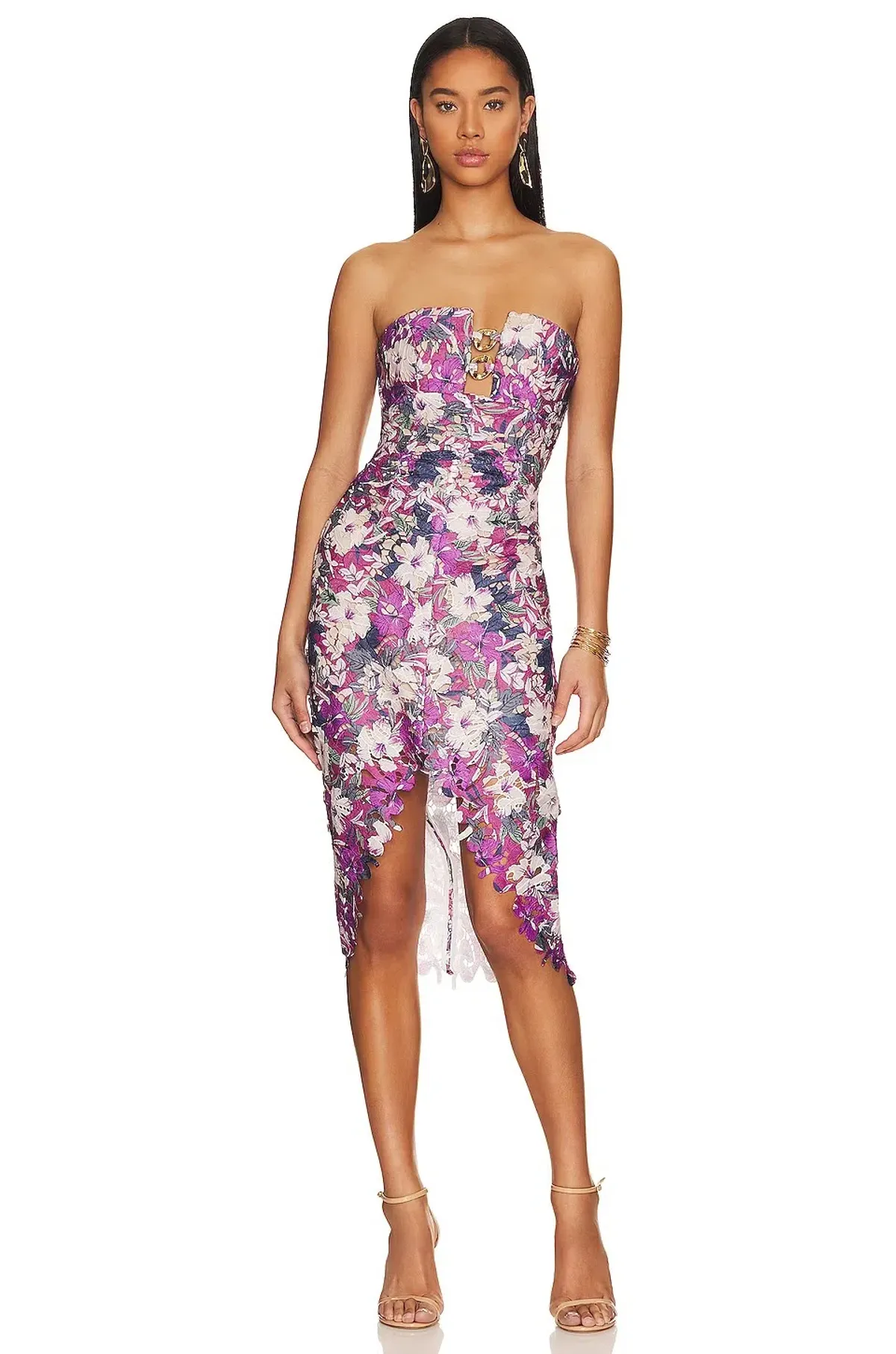 Elliatt Corse Dress Floral Size L/Au 12 - Image 2