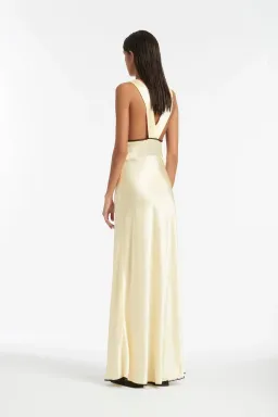 Sir The Label Aries Cut Out Gown Yellow Size 8 for rent on The Volte - image 2