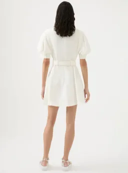 Aje Beacon Structured Mini Dress Ivory Size S/AU 8 for rent on The Volte - image 3
