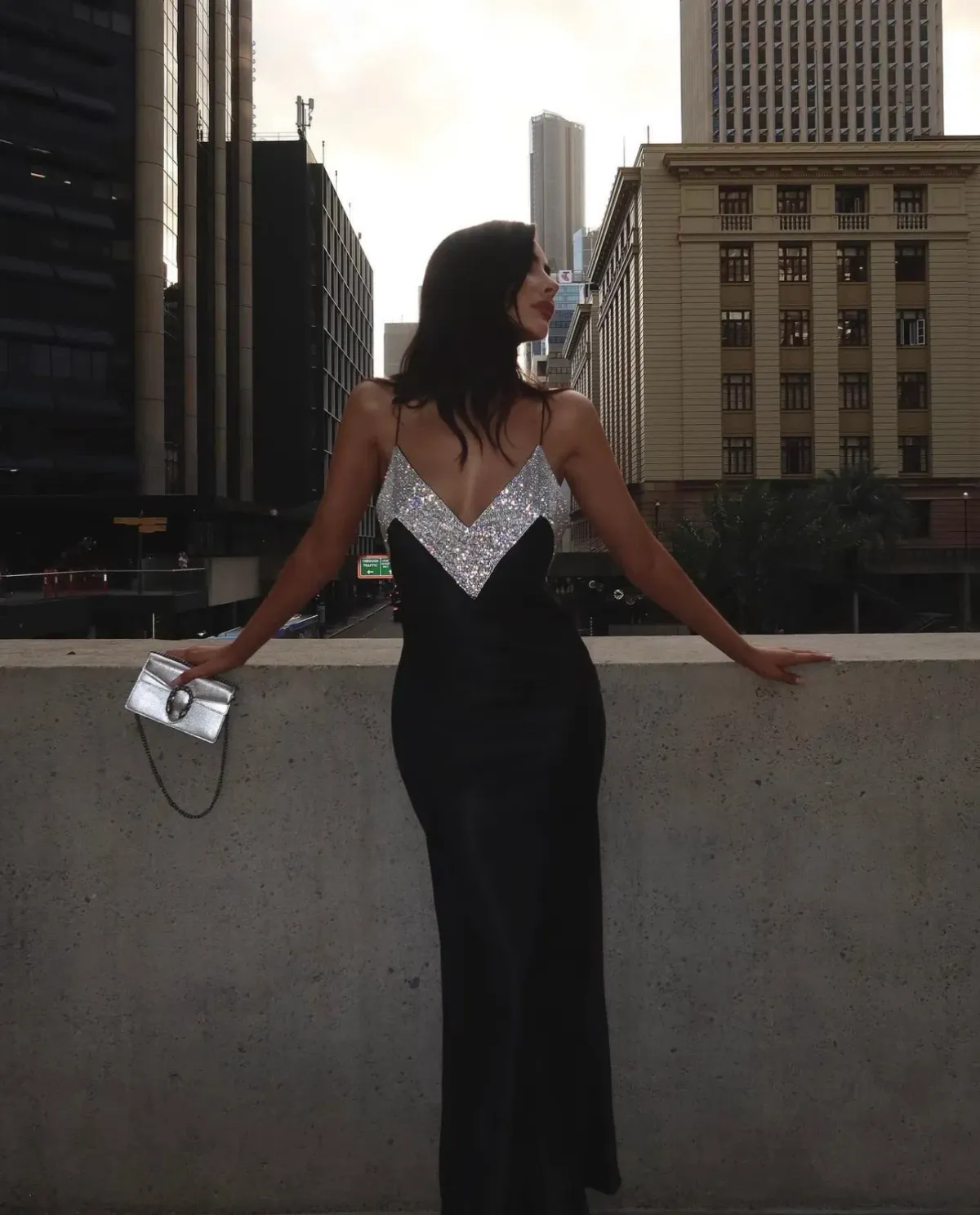 Nue Studios Vivienne Dress Black Size 6 - Image 3