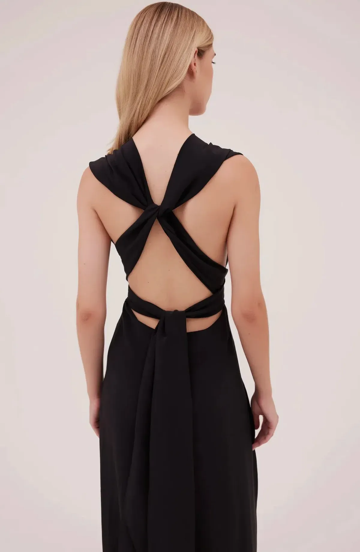 Bianca Spender Black Silk CDC Ascendant Gown Black Size 8 - Image 2