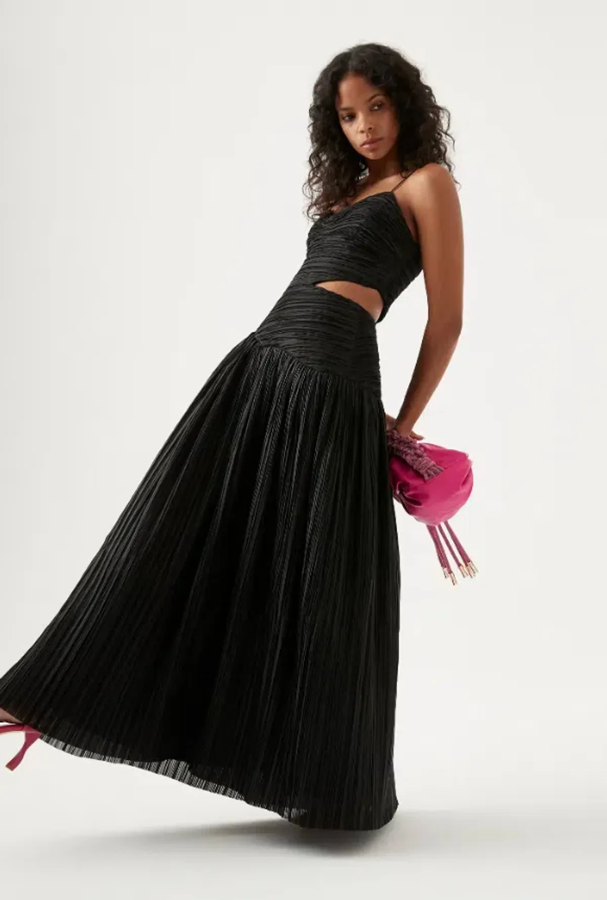 Aje Laurier Wave Maxi Dress in Black Size 8 / S - Image 2
