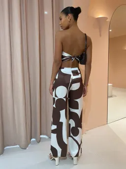 Sir The Label Julien Pant Print Size 2 / AU 10 for rent on The Volte - image 2