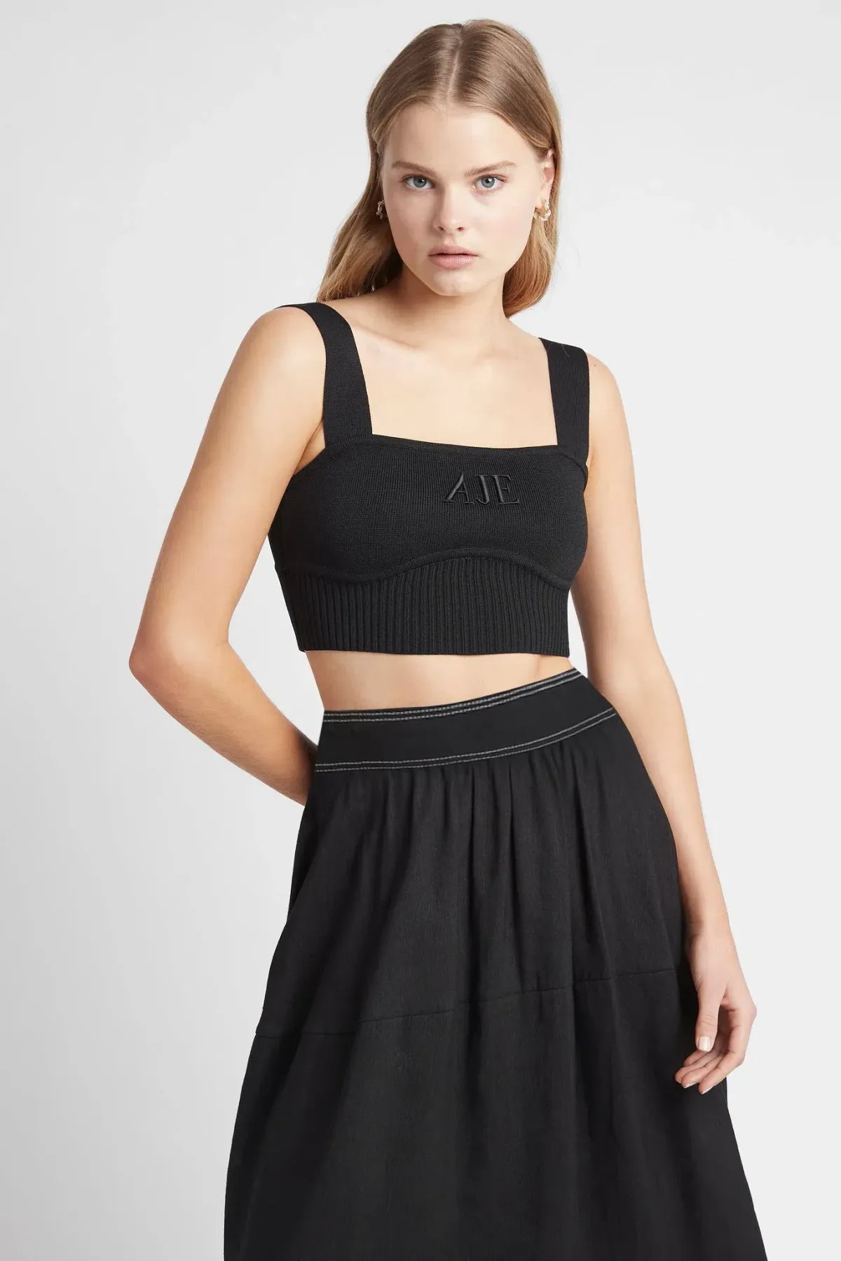 Aje Lucia Top Black Size M / Au 10 - Image 2