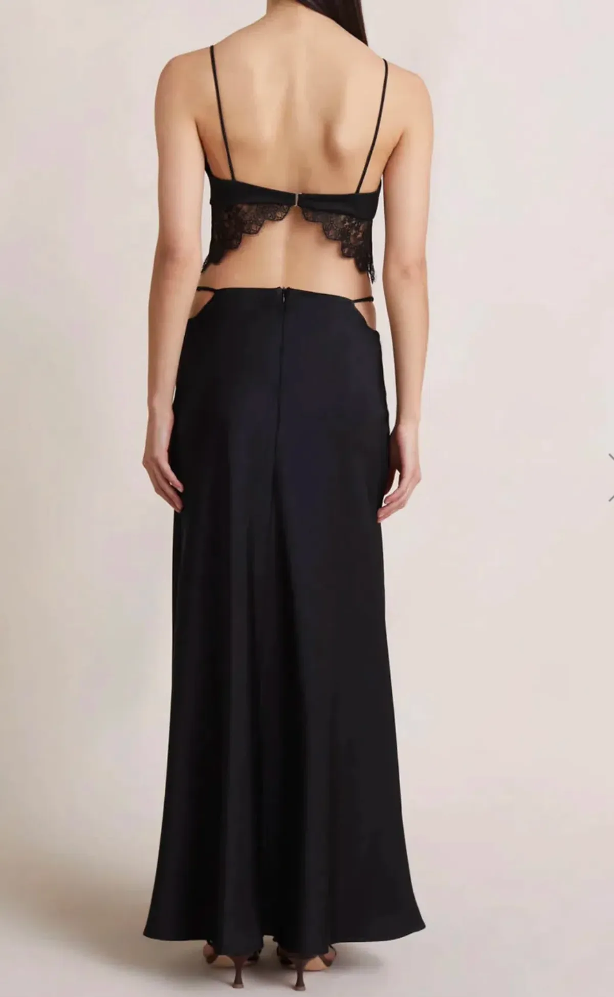 Bec & Bridge Camille Top & Skirt Set Black Size 14 - Image 3