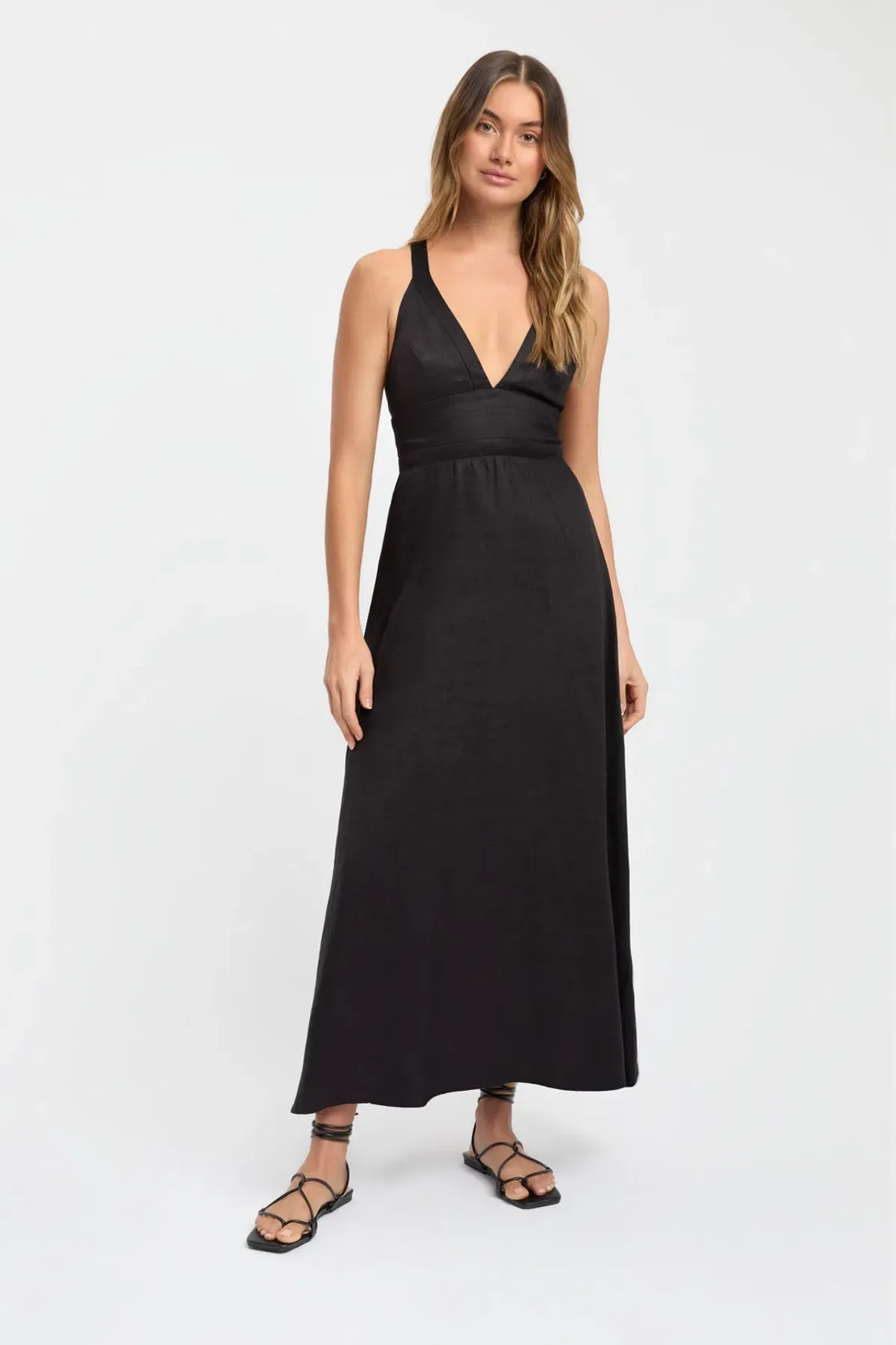 Kookai Tahiti Vee Dress Black Size 6  - Image 1
