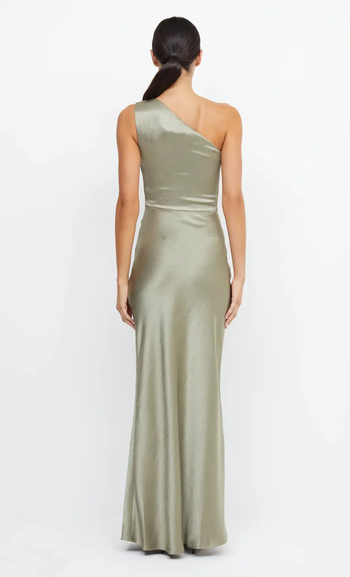 Bec & Bridge The Dreamer Asym Dress Sage Size AU 8 - Image 2