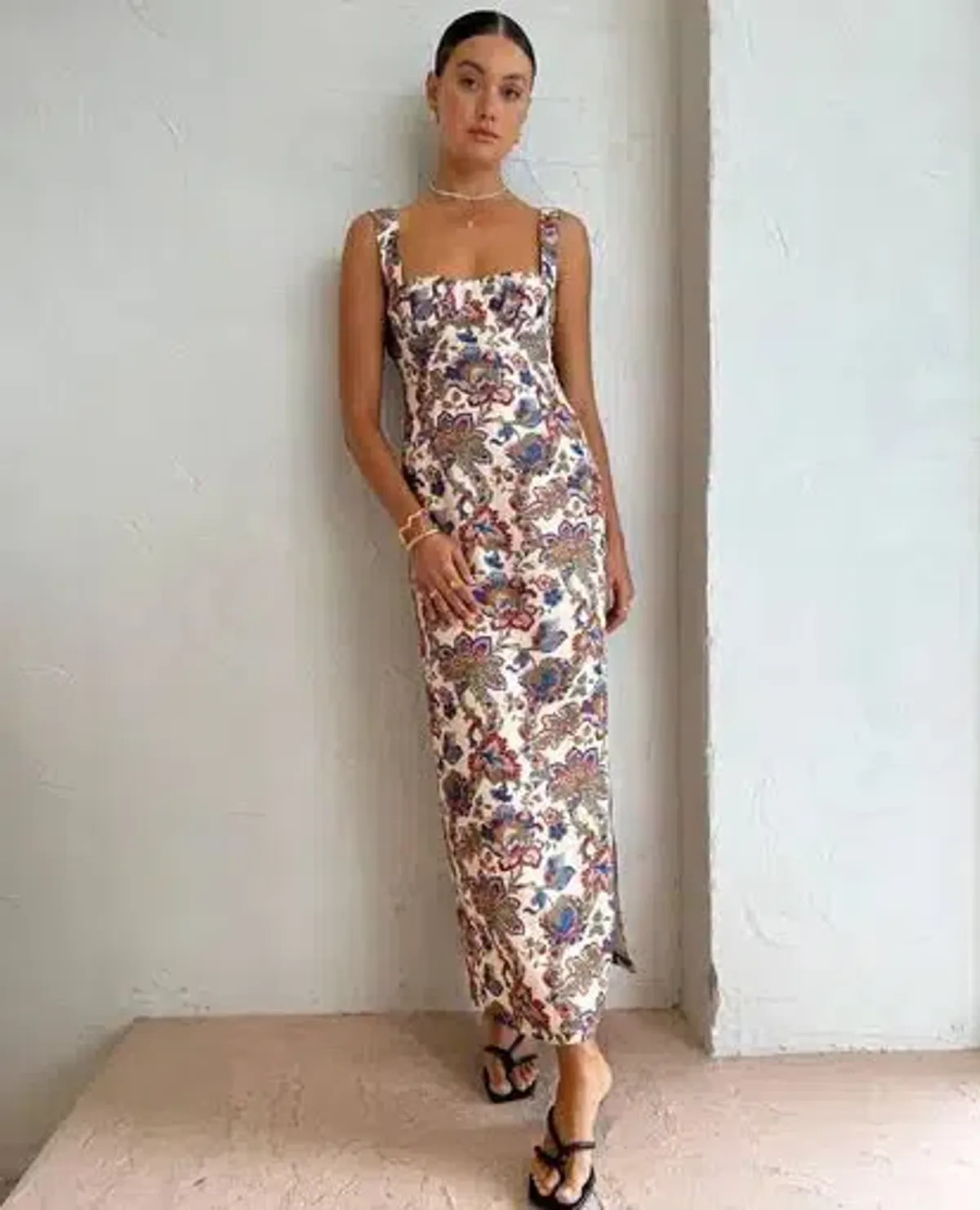 Sir The Label Bettina Midi Dress in Floral Size 2/ AU 10 - Image 2