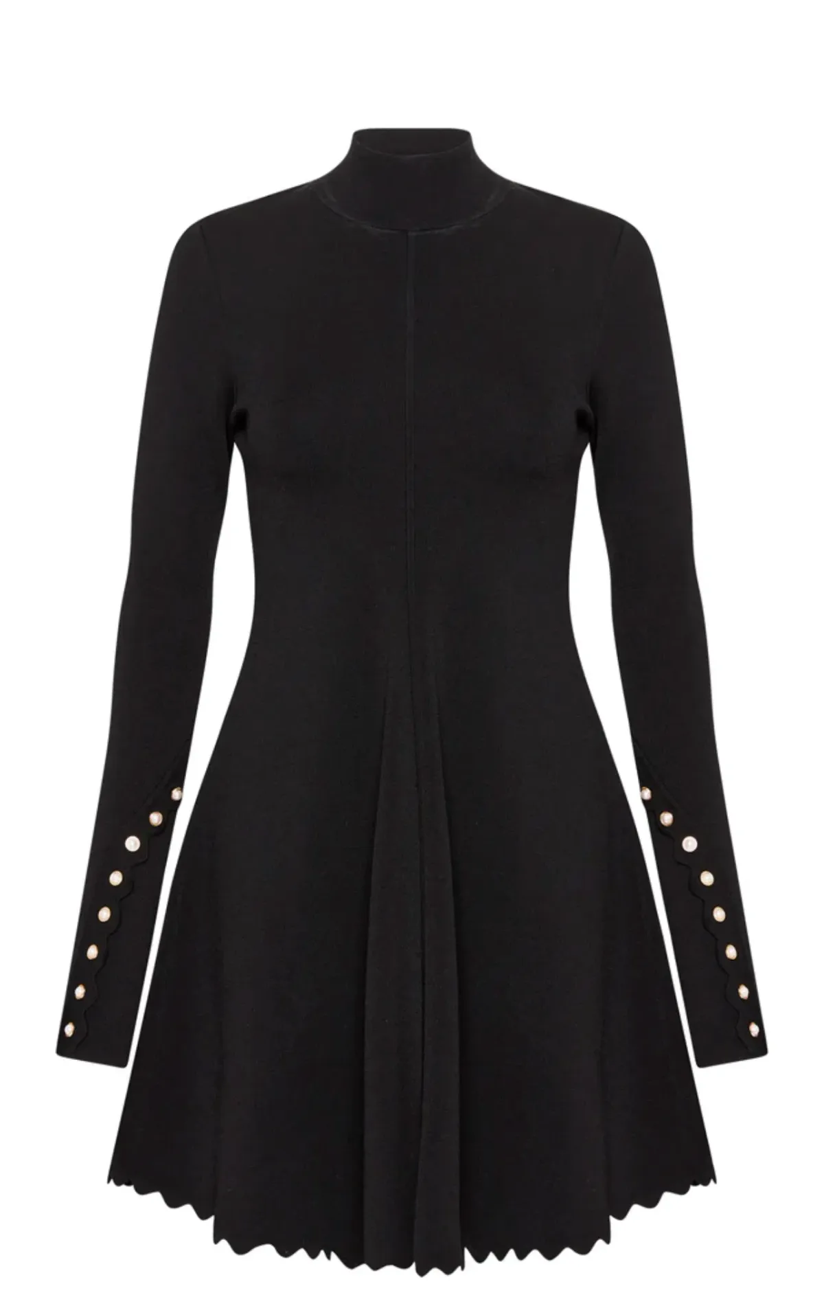 Aje  Sylvia Knit Mini Dress Black Size M / AU 10  - Image 4