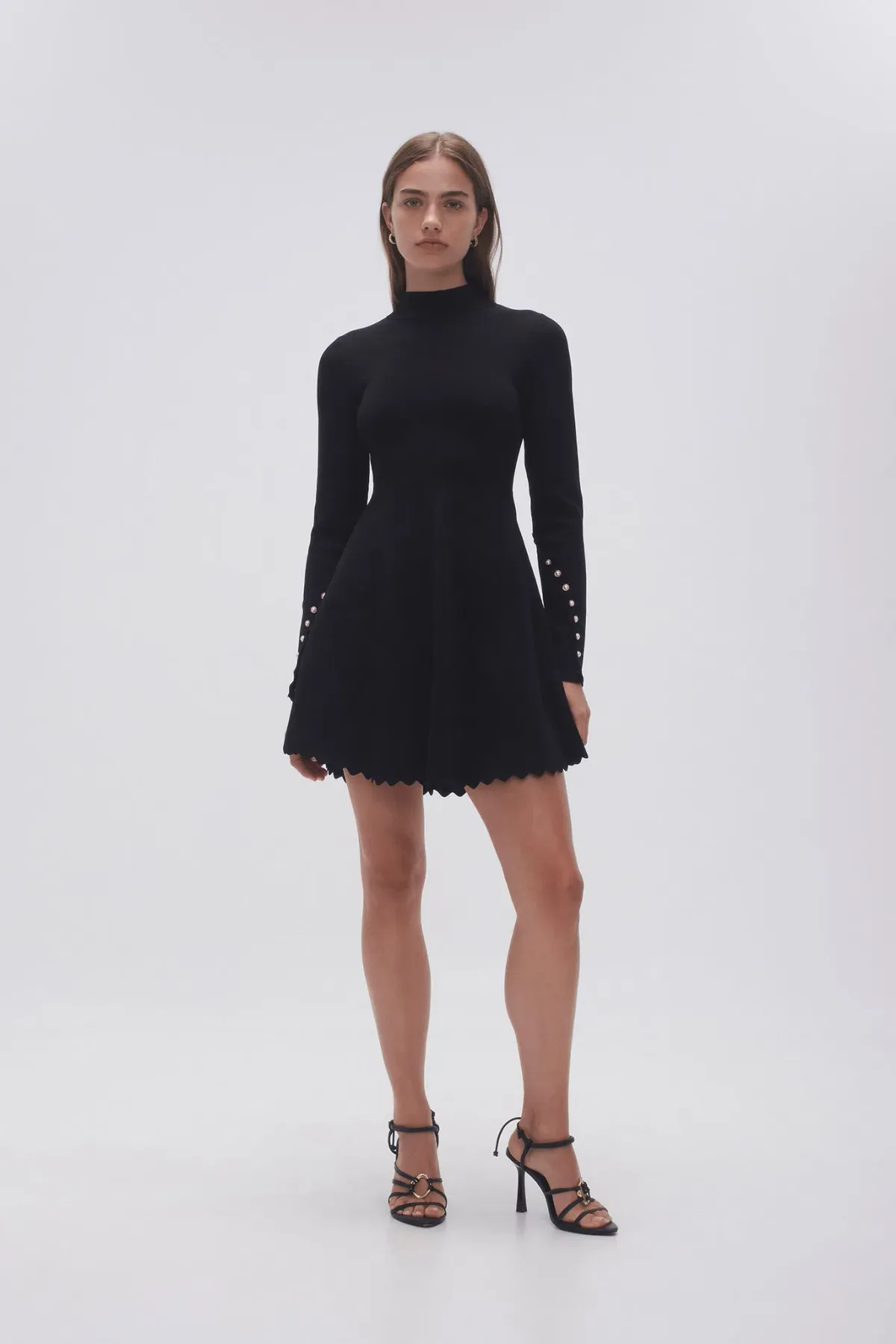 Aje  Sylvia Knit Mini Dress Black Size M / AU 10  - Image 1