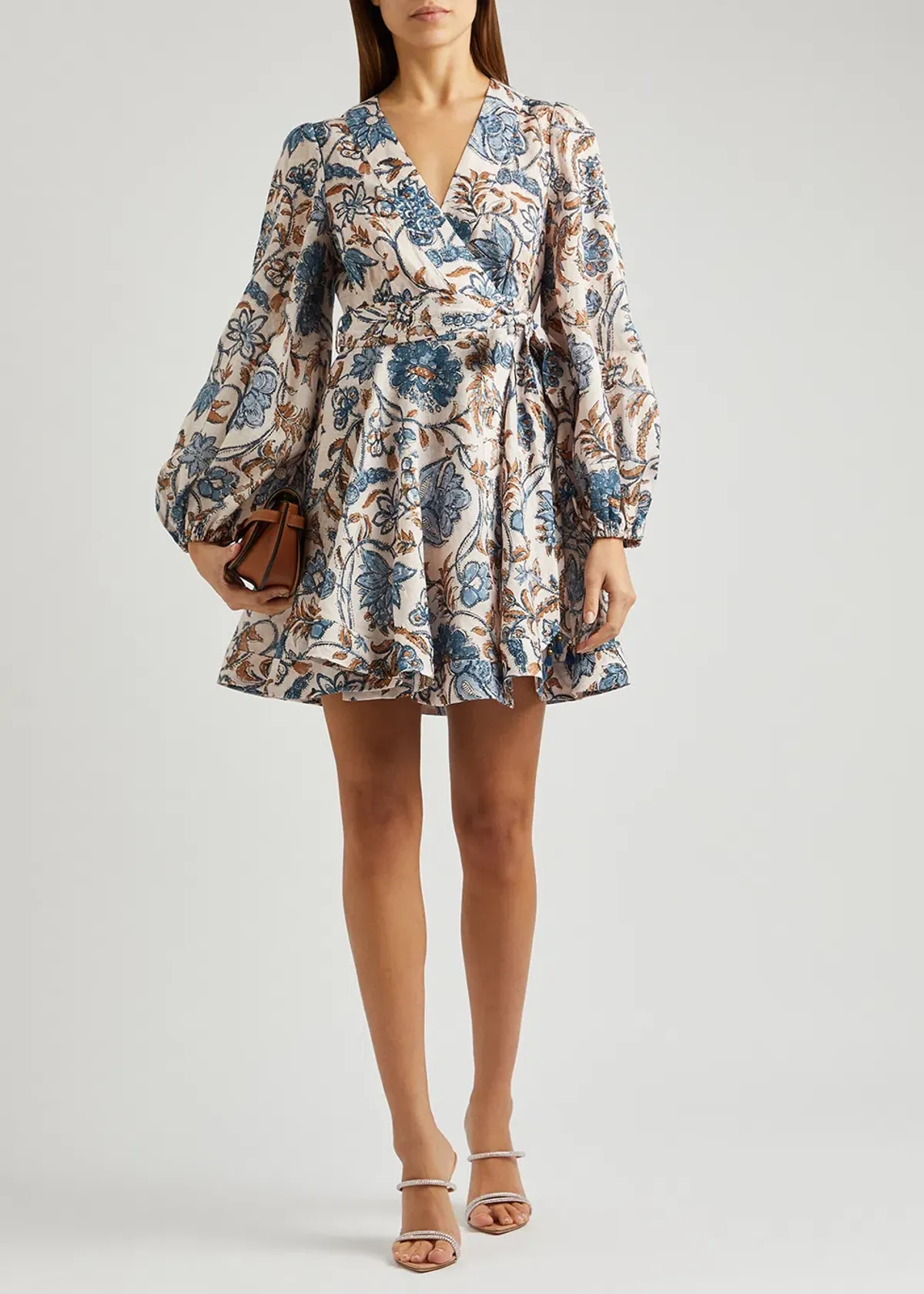 Zimmermann Vitali Wrap Mini Dress Floral Size 2 / Au 12 - Image 1