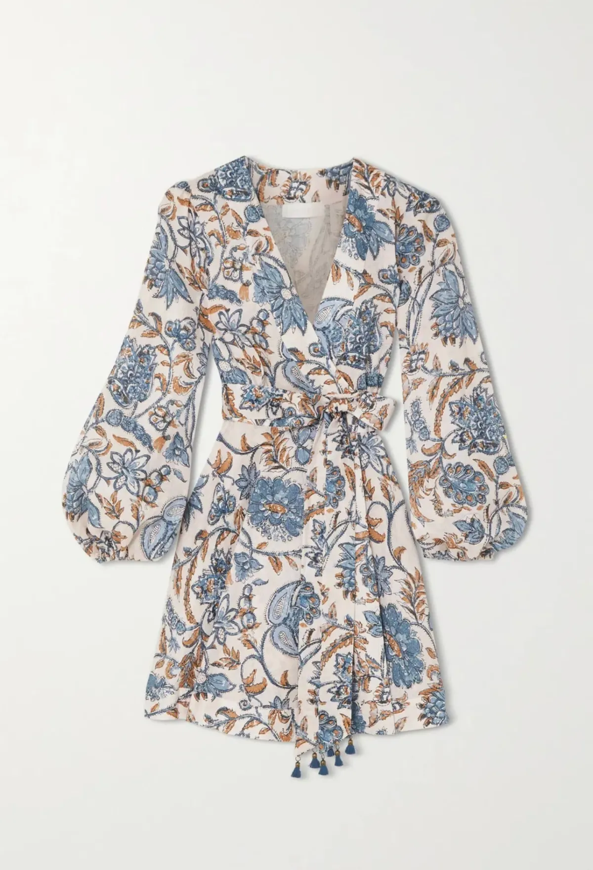 Zimmermann Vitali Wrap Mini Dress Floral Size 2 / Au 12 - Image 2