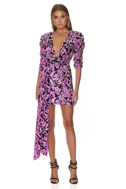 Eliya the Label Farrah Mini Dress Floral Sequin Size 8  for rent on The Volte - image 1