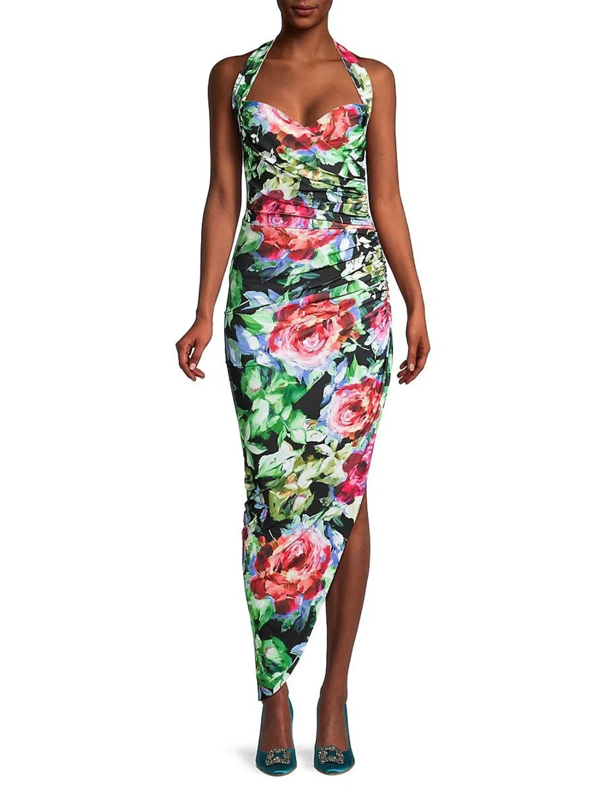Norma Kamali Cayla Dress in Floral Print Size 8 - Image 1