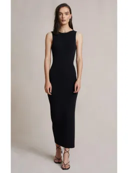 Bec & Bridge Sorbet Summer Midi Dress Black Size AU 8 for rent on The Volte - image 3