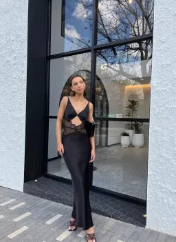 Bec & Bridge Camille Maxi Dress Black Size 8 / S for rent on The Volte - image 3