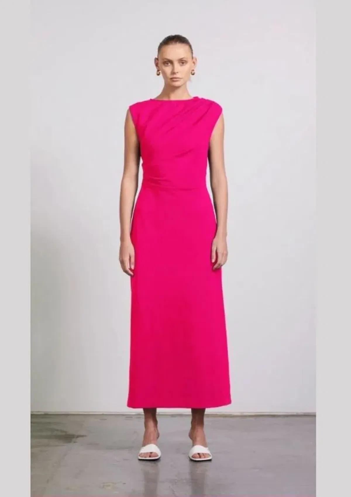 Wynn Hamlyn Monica Dress Hot Pink Size 6 - Image 1